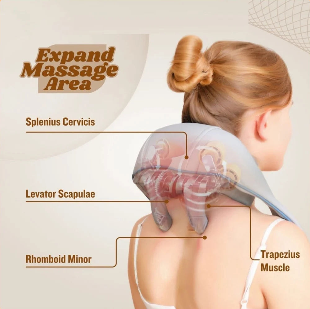 Neck And Shoulder Tapping Massager, Rechargeable