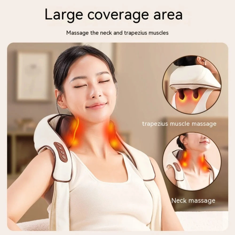 Neck And Shoulder Tapping Massager, Rechargeable